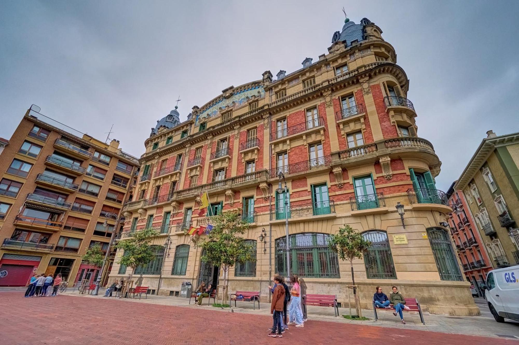 Centro Historico Exterior, Calle Nueva Dos Balcones Pamplona Eksteriør bilde