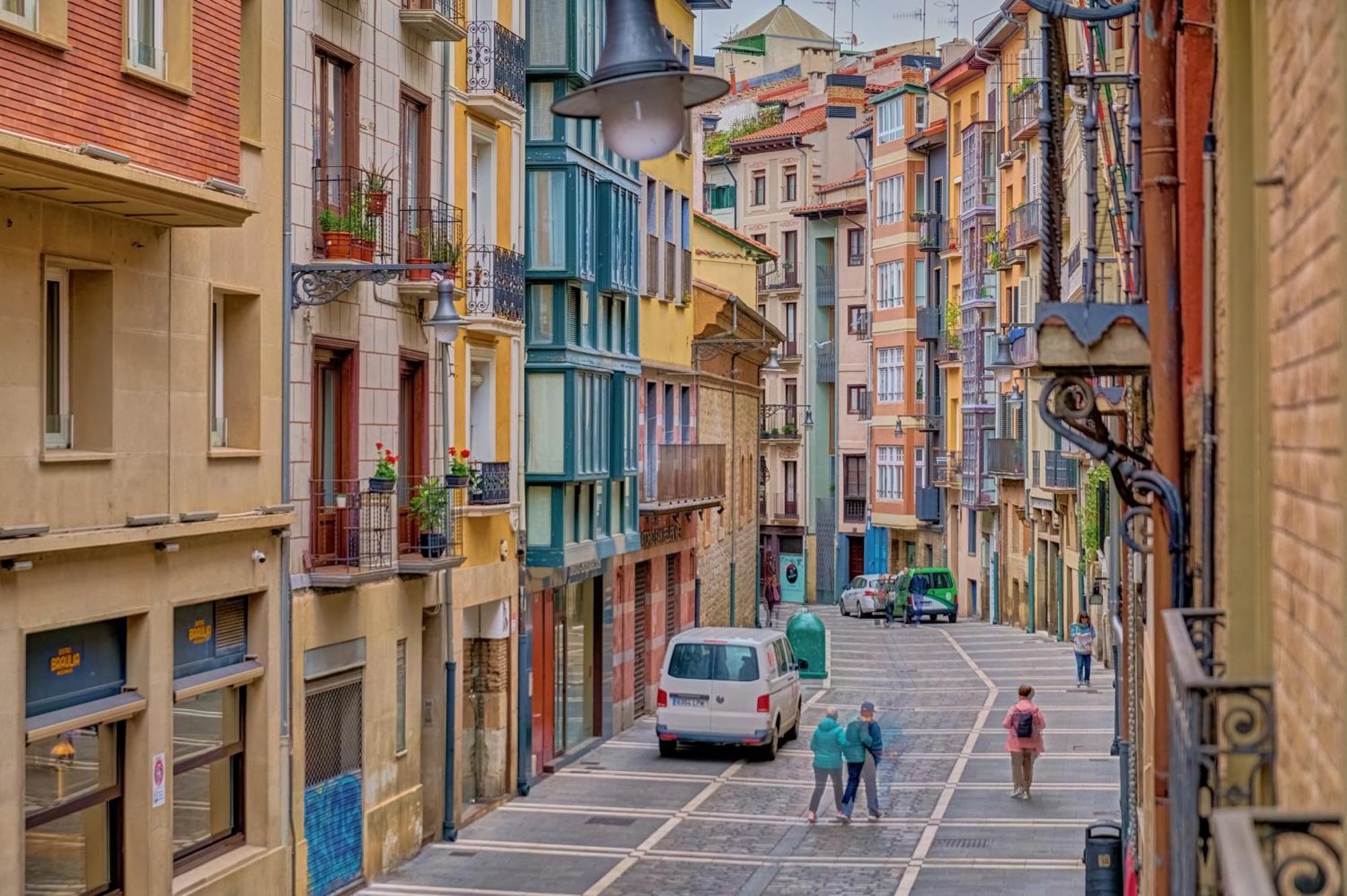Centro Historico Exterior, Calle Nueva Dos Balcones Pamplona Eksteriør bilde