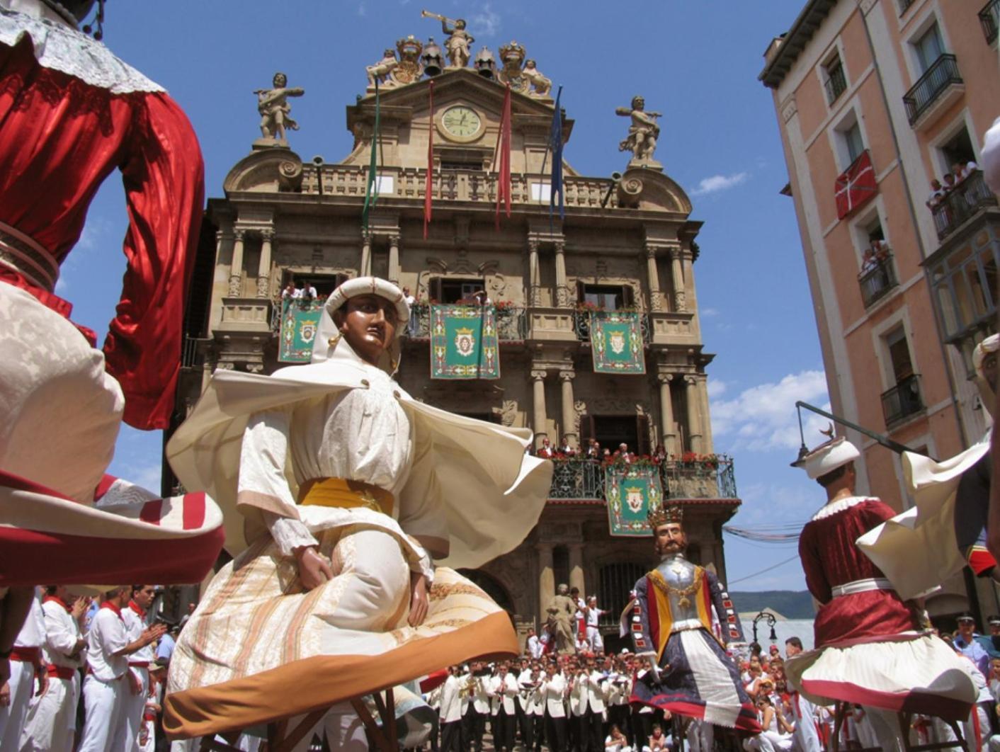Centro Historico Exterior, Calle Nueva Dos Balcones Pamplona Eksteriør bilde