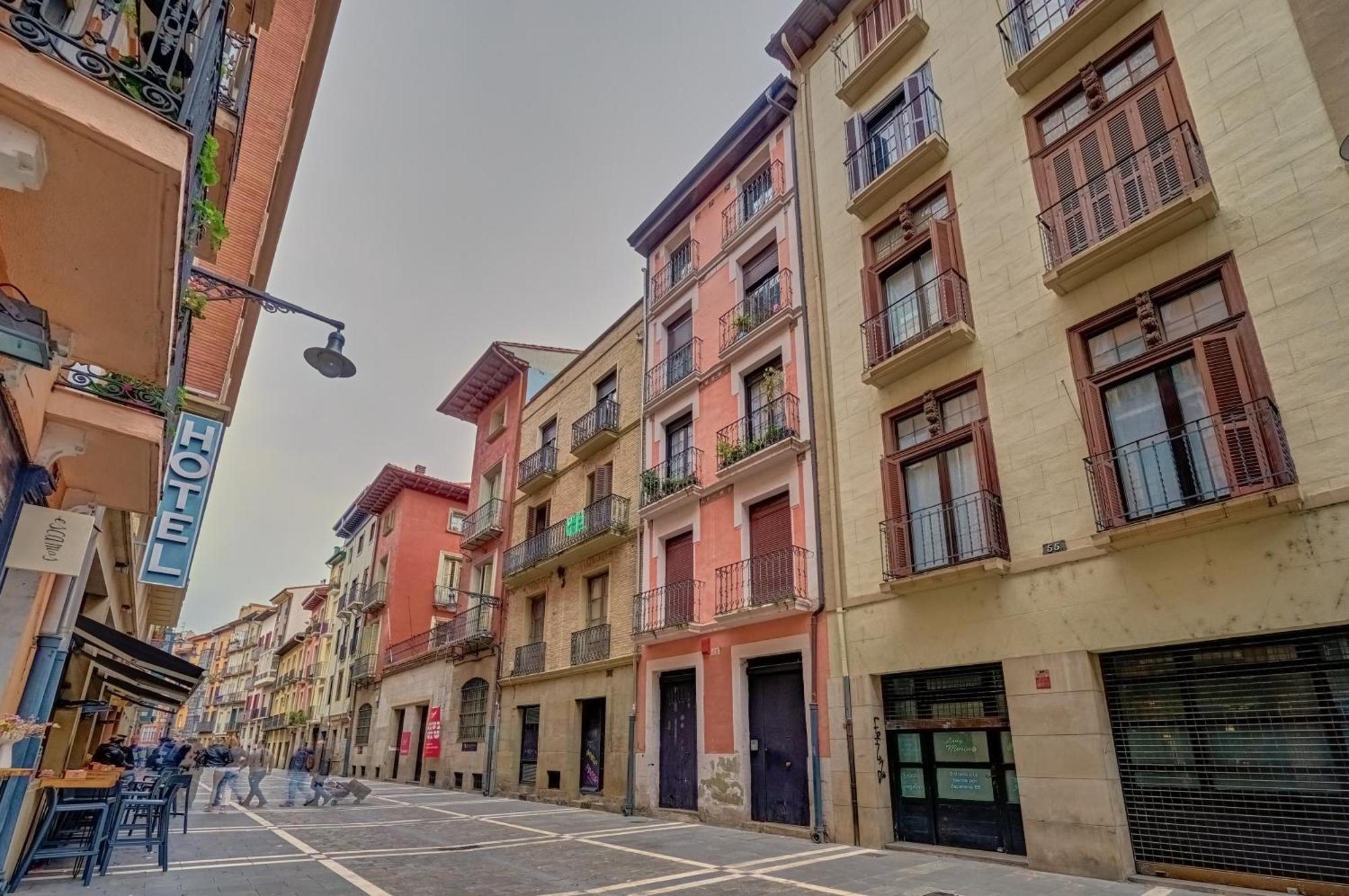 Centro Historico Exterior, Calle Nueva Dos Balcones Pamplona Eksteriør bilde